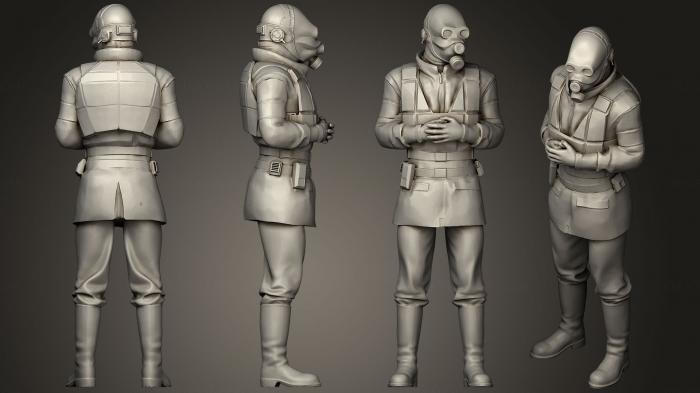 Military figurines (STKW_0510) 3D model for CNC machine